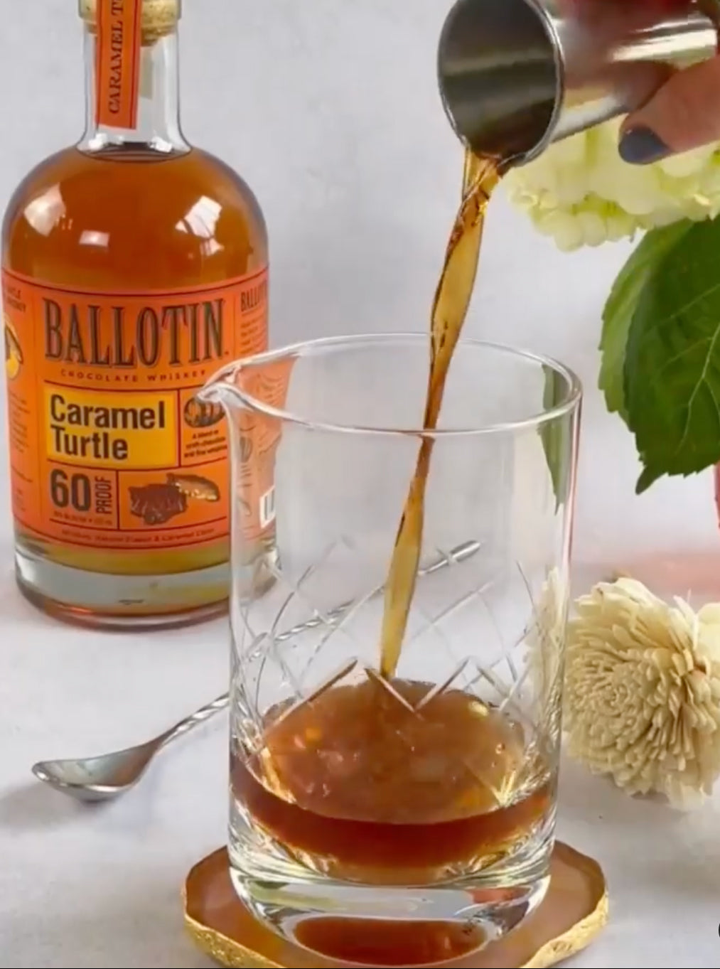 Caramel Turtle Manhattan Ballotin Whiskey