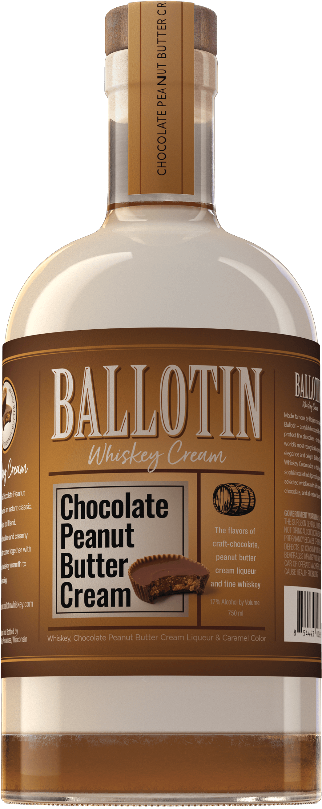 Ballotin Chocolate Peanut Butter Whiskey Cream